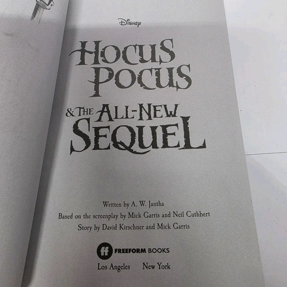 Hocus Pocus the All New Sequel Disney - A W Jantha Witch Book